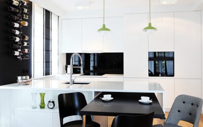 Biało-czarna kuchnia