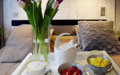 Sypialnia w kolorach ziemi